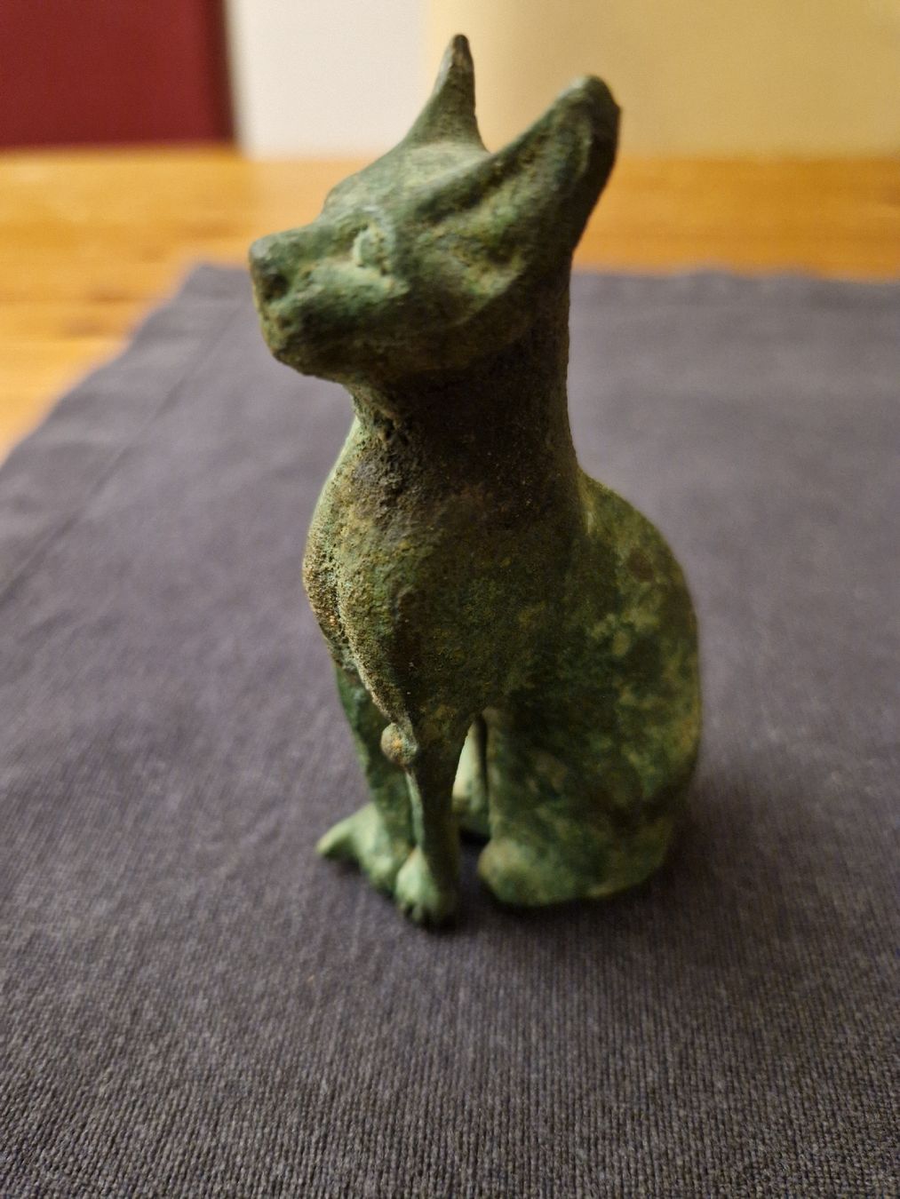Statuette: Katzenfigur aus Gusseisen – Usato da Fislisbach venduto da mka_km8f 2