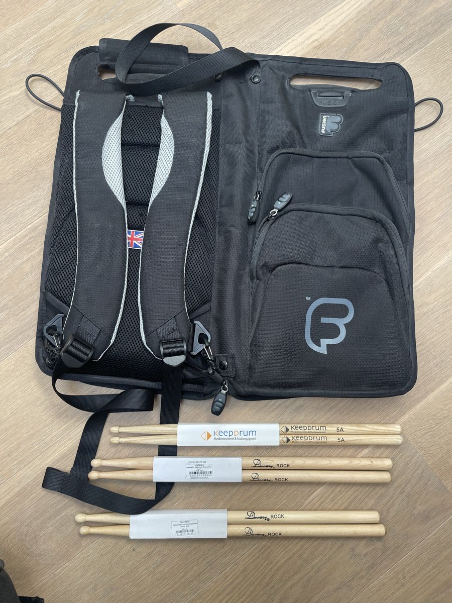 Instruments de musique: Fusion Drumstick Stickbag Rucksack Tasche – D'occasion à Binningen par Shuffle66