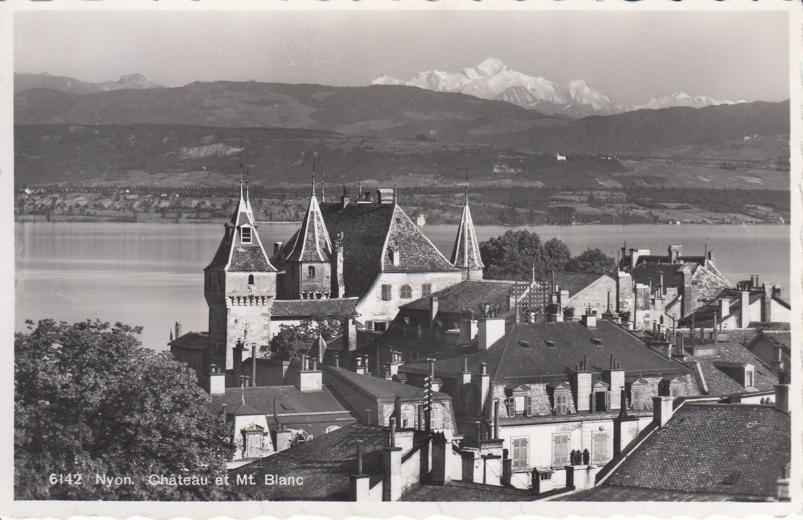 Ansichtskarten: Nyon, ca. 1950 – Gebraucht aus Bürglen TG von StampGraf
