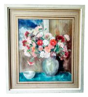 Judith Schmied-L'Eplattenier Pastell 1951 Œillets 48x43 cadr