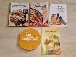Betty Bossi Grillierbuch, Brot, Waffelbuch, Blechkuchen