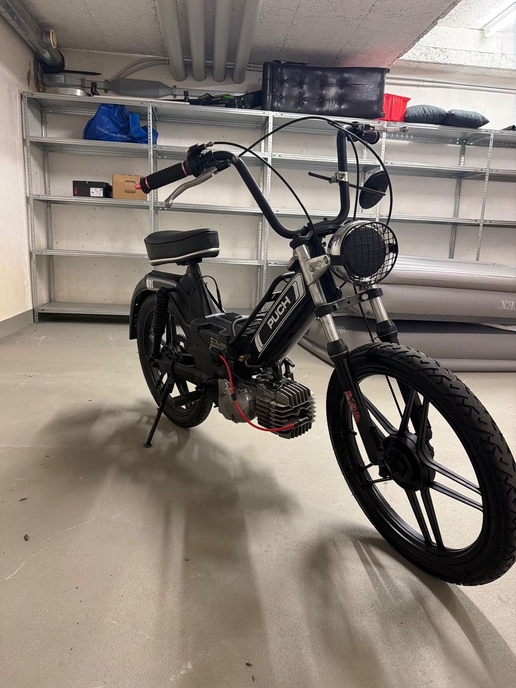 Puch Ciclomotori: Schwarzes Puch Maxi S mit 75ccm Italkit Setup – Usato da Wädenswil venduto da Mueller_Kevin 5