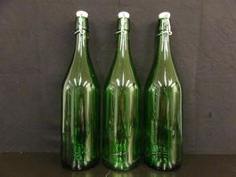 3 Flaschen Bügelverschluss Sirupflaschen