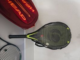 Tennis-Set mit 2 Schlägern + HEAD Team Special Edition Rucks
