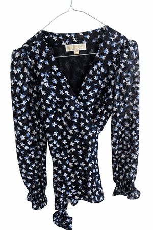 Michael Kors floral blouse Size XXS (more like Size 34)