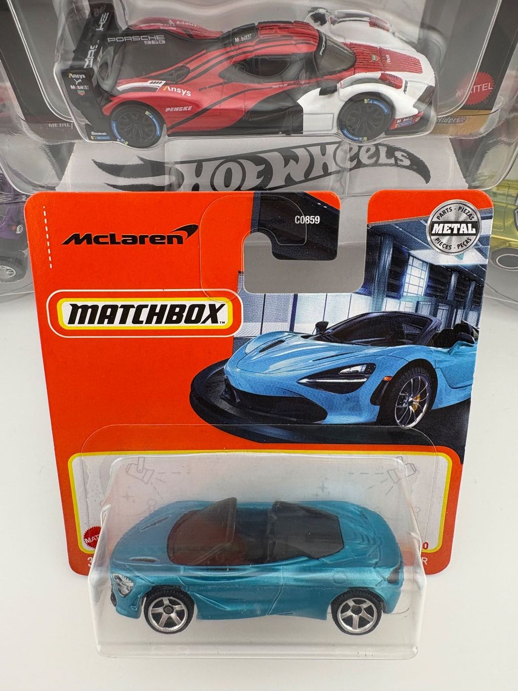 Matchbox Modellini d'auto: Matchbox McLaren 720S Spider - 2021 - 20/100 – Nuovo e nell'imballaggio originale da Flawil venduto da HeisseReifen 1