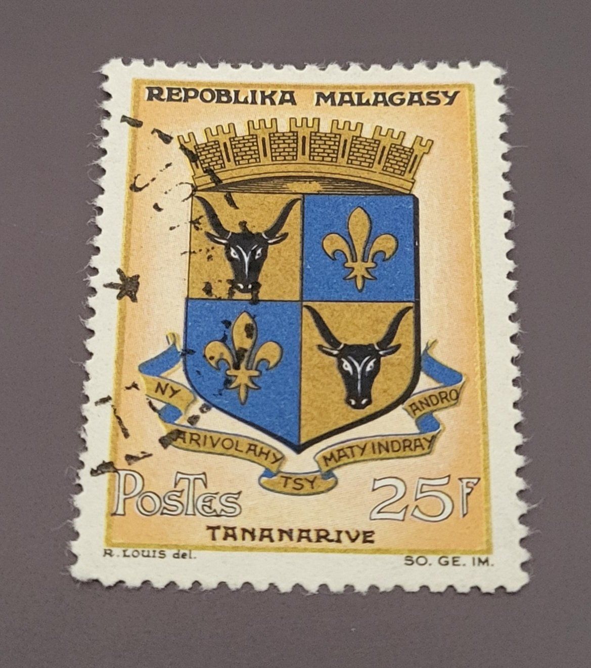 Tutti i francobolli: Madagaskar 1963 briefmarke – Usato da St Gallen venduto da Stampsalshobby
