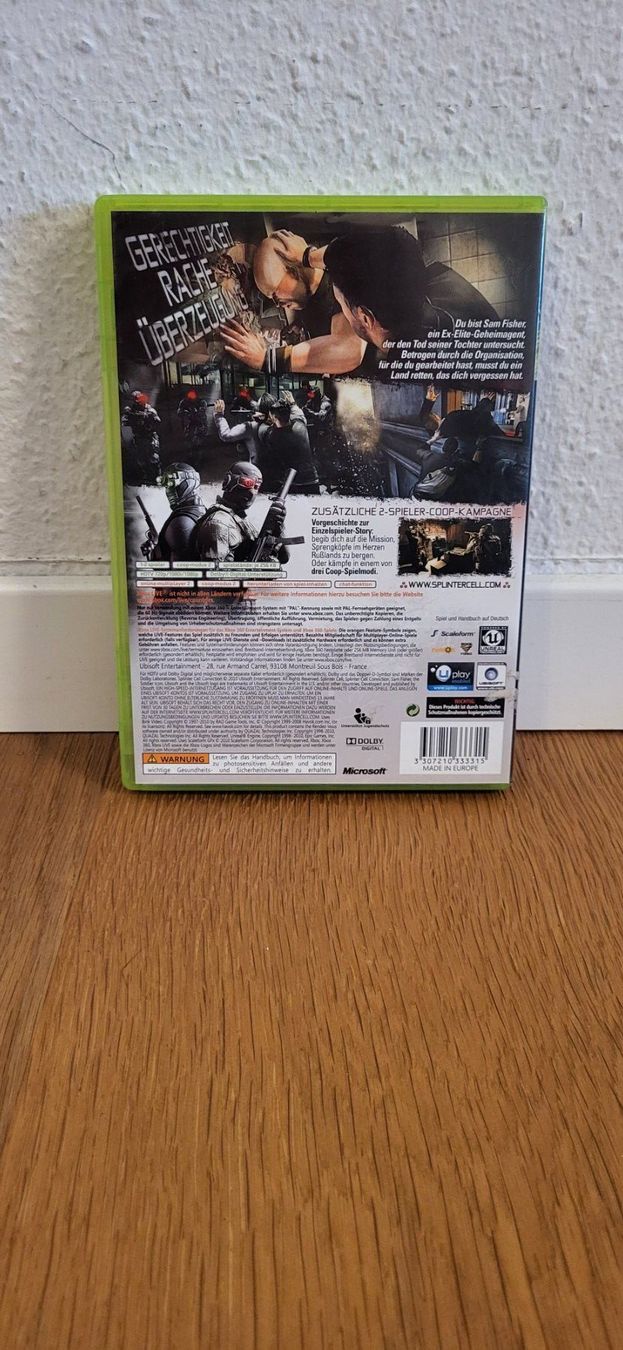 Microsoft Giochi: Xbox 360 - Splinter Cell Connviction – Usato da Münsingen venduto da DigitaleSpielecke 1