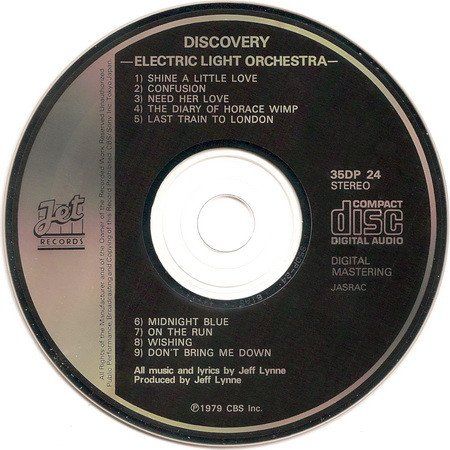 CD: Electric Light Orchestra E.L.O. Discovery  CD JAPAN 1984 – Usato da Gersau venduto da pjs_687j 1