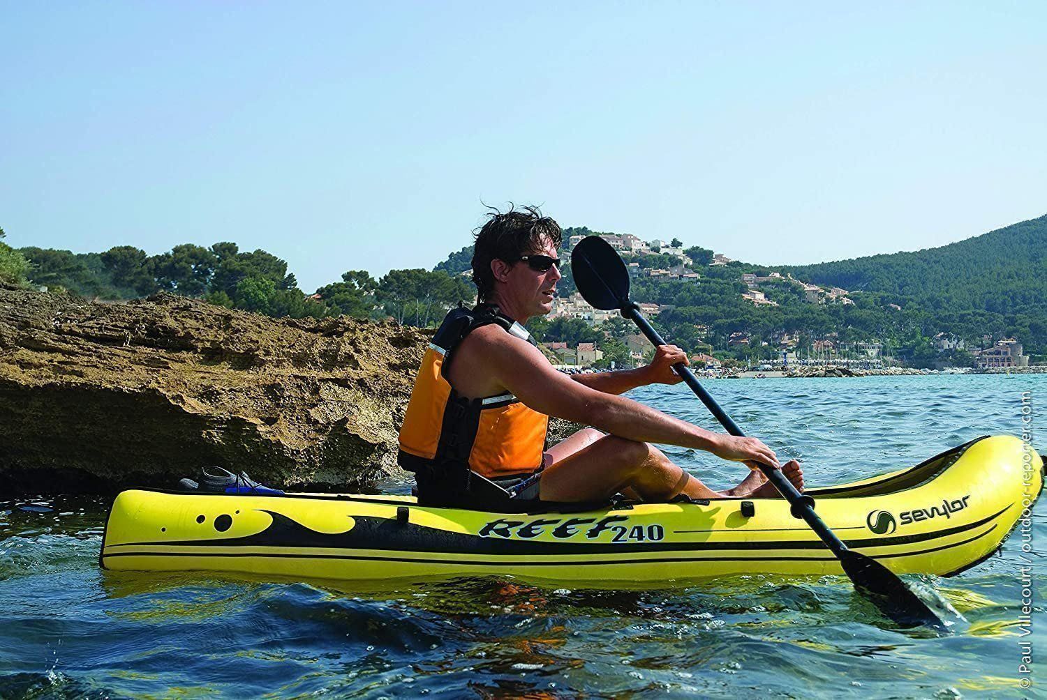 Sevylor Barche: Kayak Sevylor Reef 240 – Nuovo e nell'imballaggio originale da Beckenried venduto da angel-mountain 1
