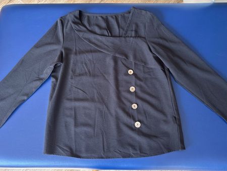 Bluse / Oberteil, Gr. S, schwarz, neu