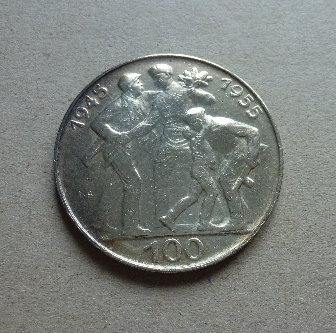 Tutti le monete: Tschechoslowakei ++ 100 Kronen 1955 Silber – Usato da Walkringen venduto da Casablanca777 1