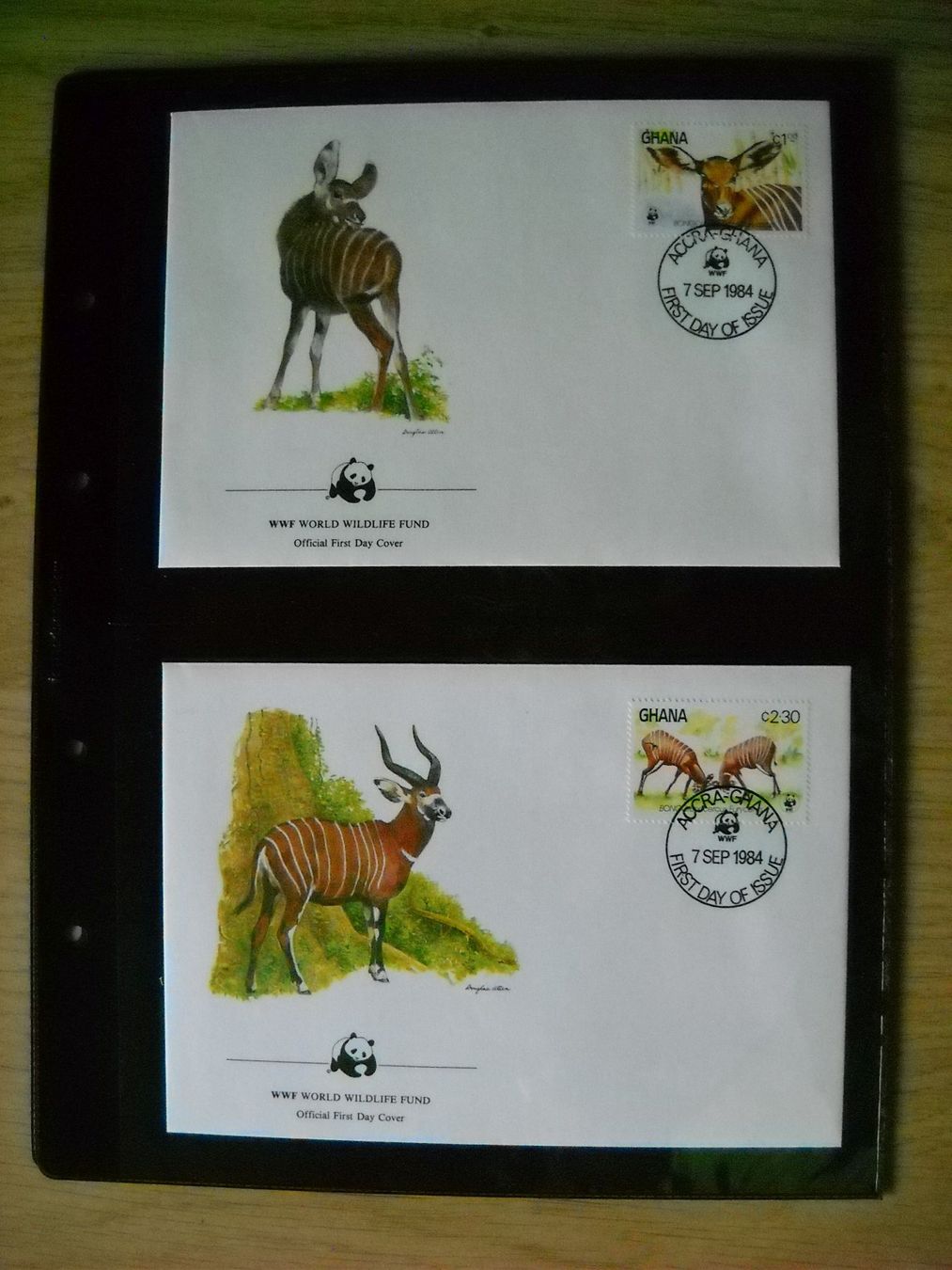 Tutti i francobolli: WWF Der Bongo Sammlung Seite mit Briefmarken – Nuovo (secondo la descrizione) da Boningen venduto da FrediP 6