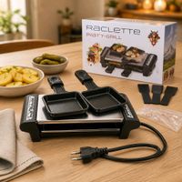 neuw. Raclette Party Grill für 2