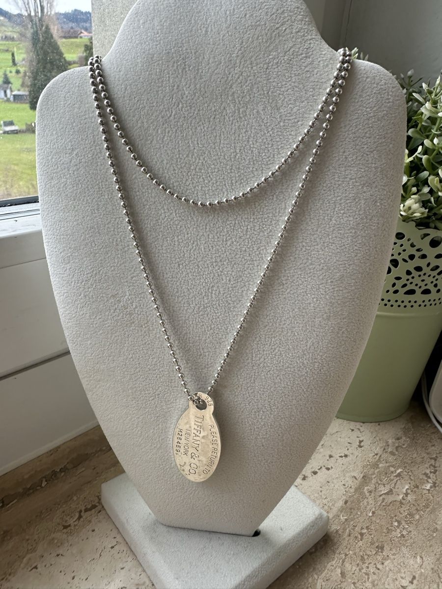 Tiffany & Co. Catenine: Return to Tiffany&Co. Oval Necklace – Usato da Goldach venduto da Lenny0220 4