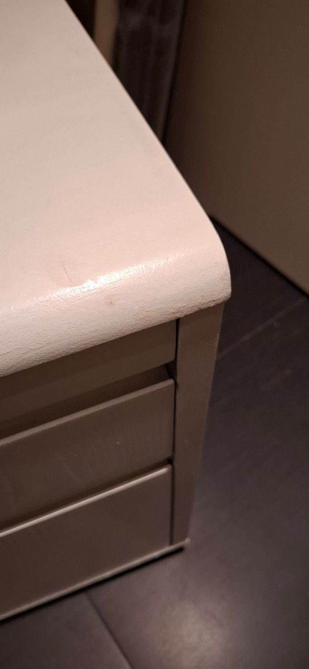 Korpus: Rollcontainer Vollholz, weiss, sehr stabil – Gebraucht aus Rudolfstetten von Bubu25 7