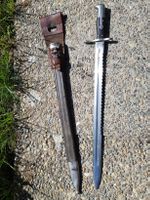 Faschinenmesser Vetterli Schweizer Armee Sägebajonett rar