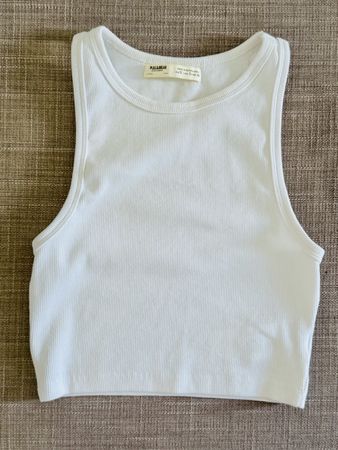 Pull&Bear Ripp-Top Weiss GrS neu