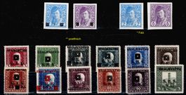 Bosnien Herzegowina 1916, Aufdruck Lot auf Steckkarte ** /*
