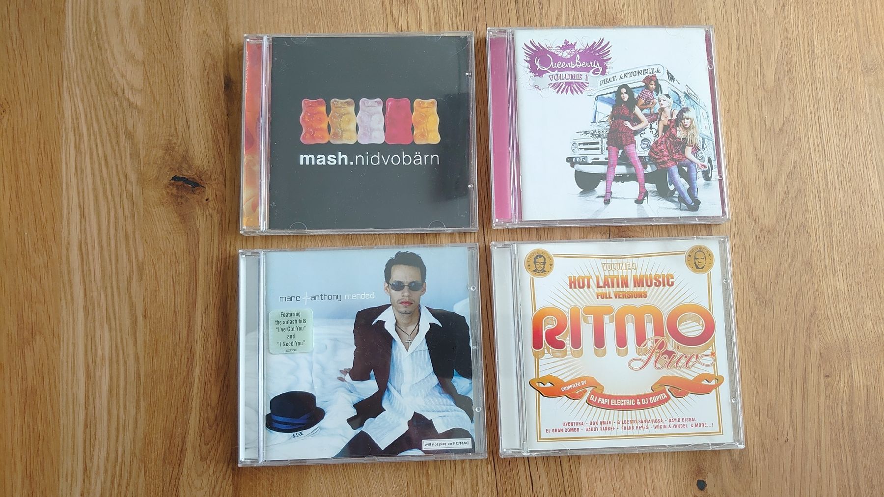 CD: 4 CDs: Marc Anthony, Mash, Queensberry, Ritmo – Usato da Pfäffikon SZ venduto da Wild0