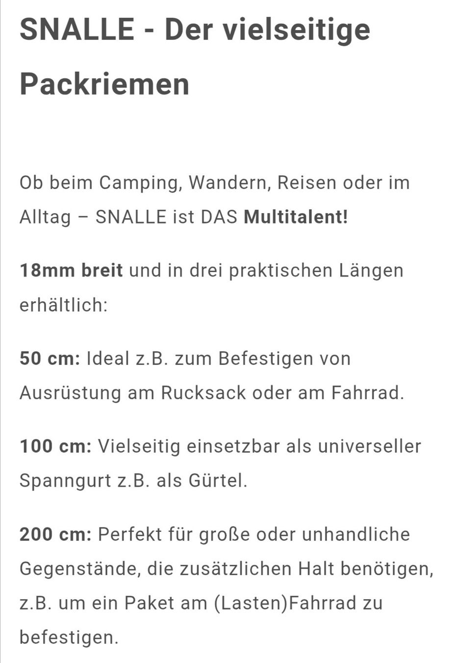 Attrezzatura da arrampicata: Befestigungsgurt 100cm – Nuovo (secondo la descrizione) da Zürich venduto da 25.1212_4.14 1