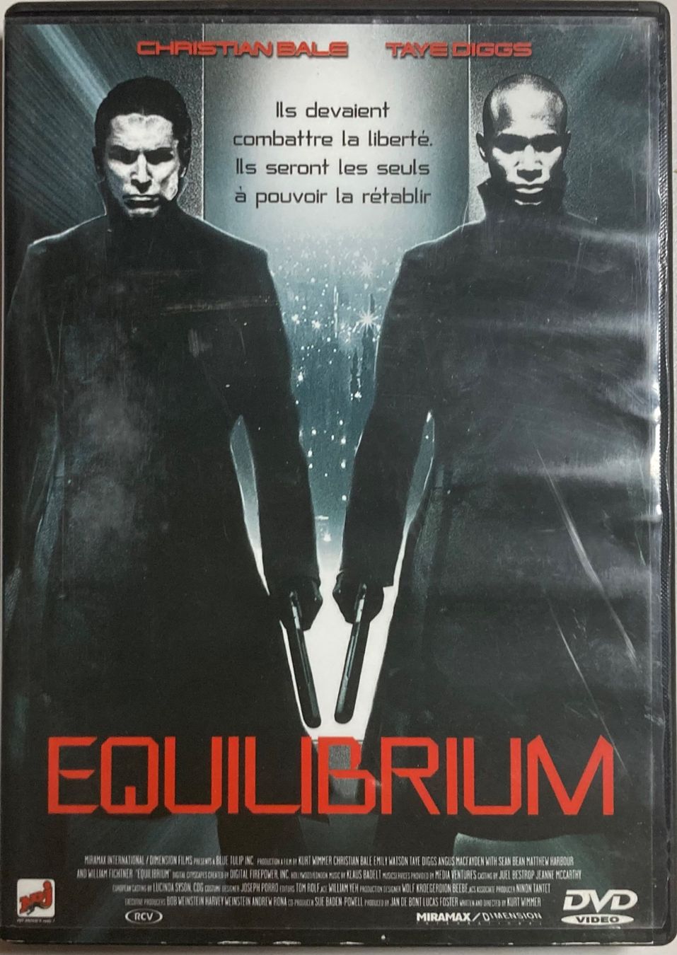 Tutti i DVDs: CHRISTIAN BALE / TAY DIGGS - EQUILIBRIUM – Usato da Poliez-Pittet venduto da Newtown-Records