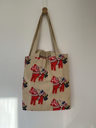 Tasche aus Schweden mit Pferdemotiv