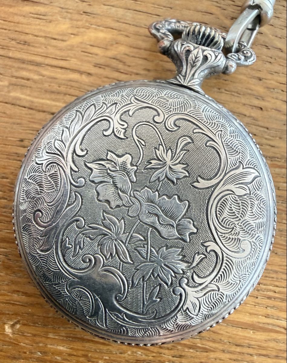 Swiss Uhren: Taschenuhr Creation mit Kette, Sackuhr – Gebraucht aus Goldach von Messerguru 4