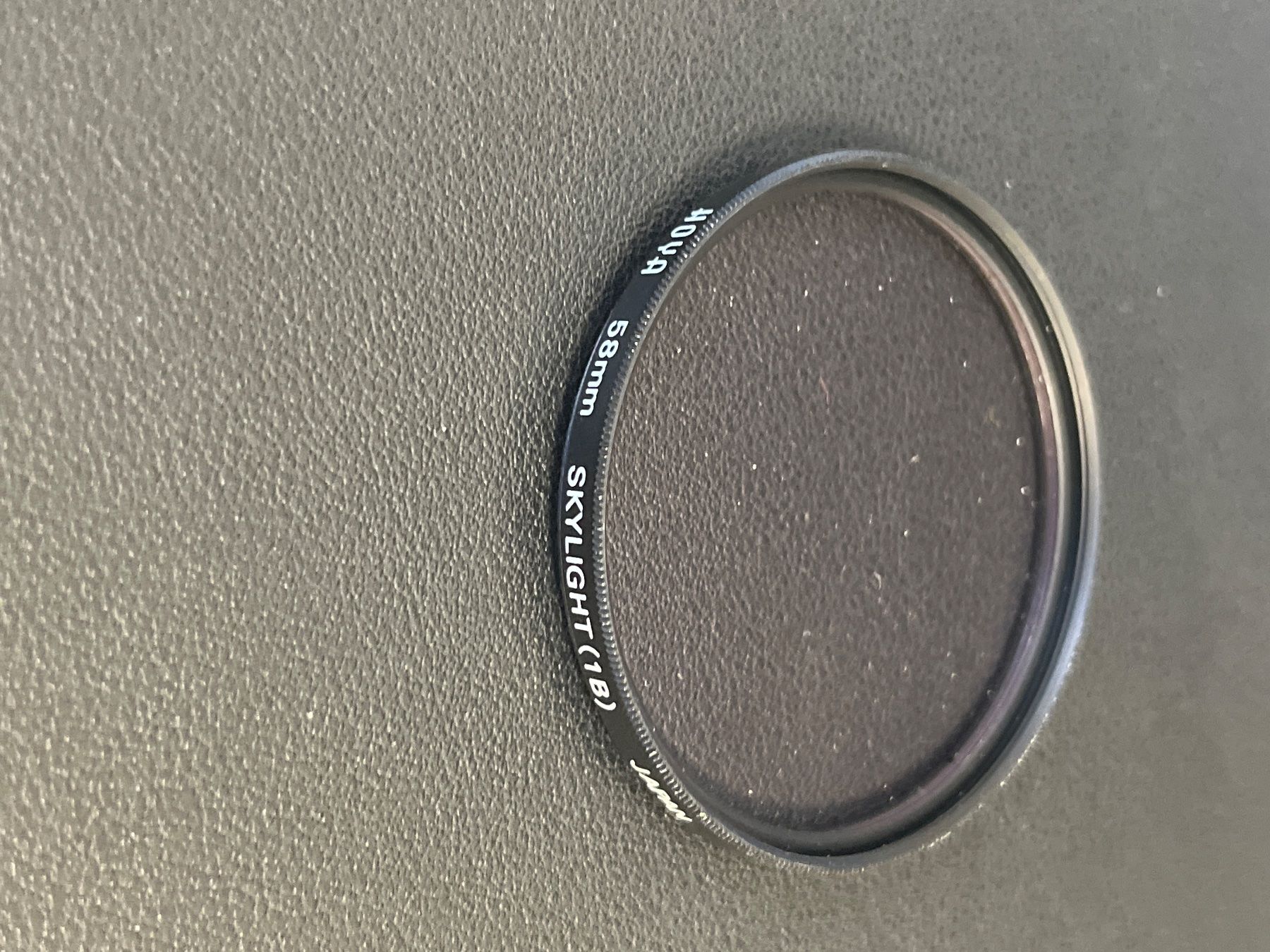 Filtri: Filter Hoya 58 mm Skylight (1B) – Usato da Chiasso venduto da AzenYa