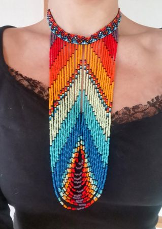 Halskette, traditionelle Handarbeit aus Kolumbien, neu