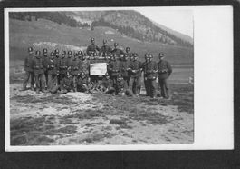 -Echtfoto Samaden ,Grenzbesetzung 1915,Militär