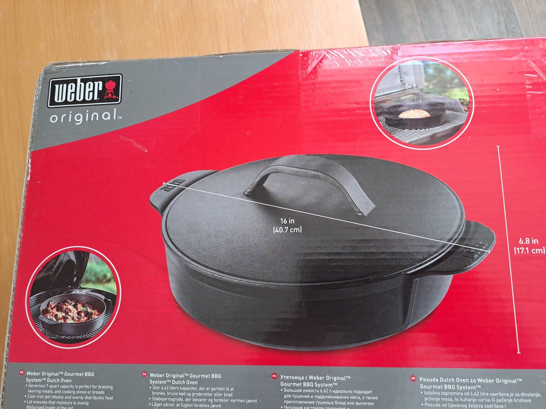 Töpfe: Weber  Dutch Oven/ Schmortopf neu – Neu (gemäss Beschreibung) aus Landschlacht von 787878
