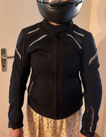 Motorradjacke Damen M Schwarz IXS Sommer