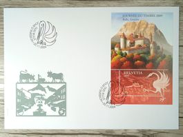 TR12 Enveloppe + Timbre Suisse 2009