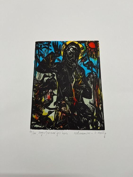 Xilografie: WALTER HELBIG HOLZSCHNITT NUMMERIERT – Usato da Gersau venduto da grafik-kunst 1