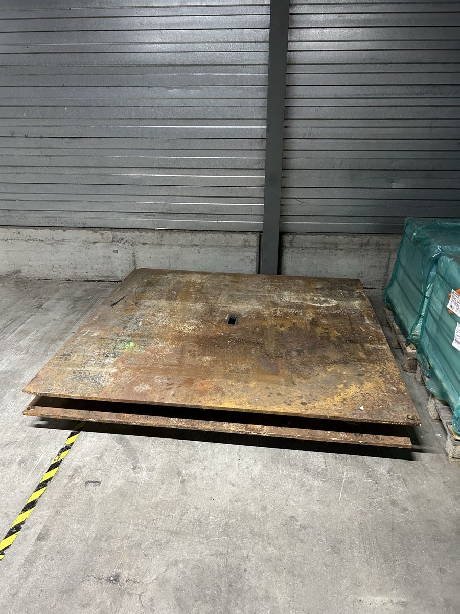 Servierplatten: Stahlplatten Panzerplatten Schwerlastplatten – Gebraucht aus Salmsach von Takeuchi_W395 1