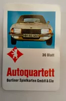 Auto Quartett Berliner Spielkarten ±1970 / 36 Karten