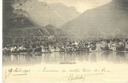 Saint-Gingolph - am See + 1901