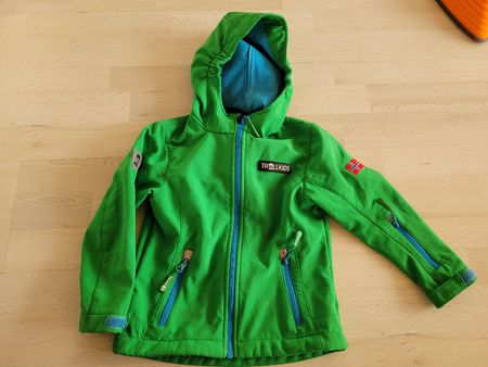 Softshell Jacke gr. 110 Trollkids