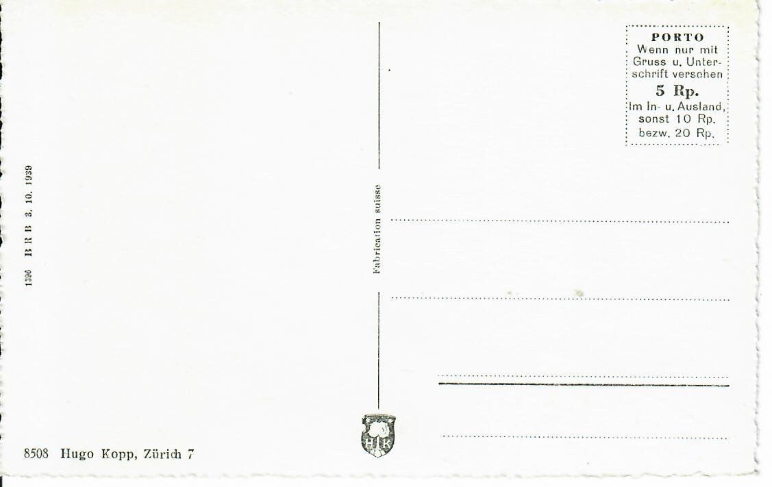 Ansichtskarten: Perlen LU Papierfabrik um 1940 – Gebraucht aus Hochdorf von Ziegel-16 1