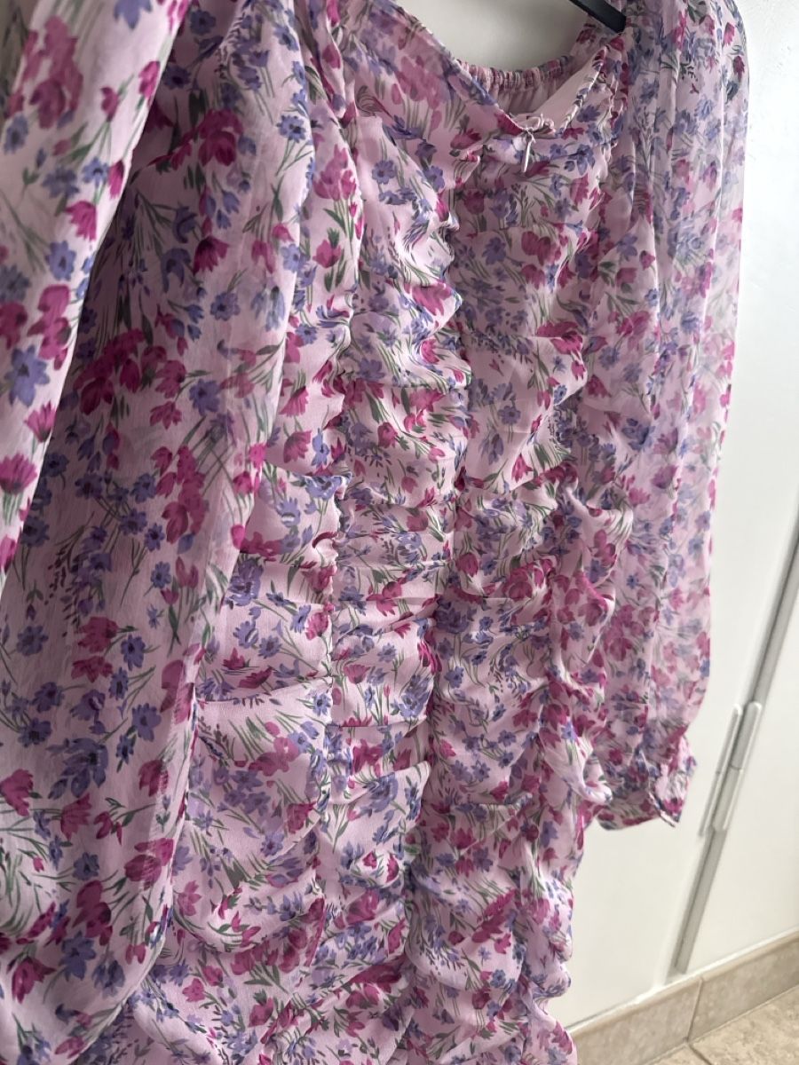Vestiti: Kleid Blumenmuster gerafft rosa Grösse S – Usato da Pratteln venduto da syr_g2ql 2