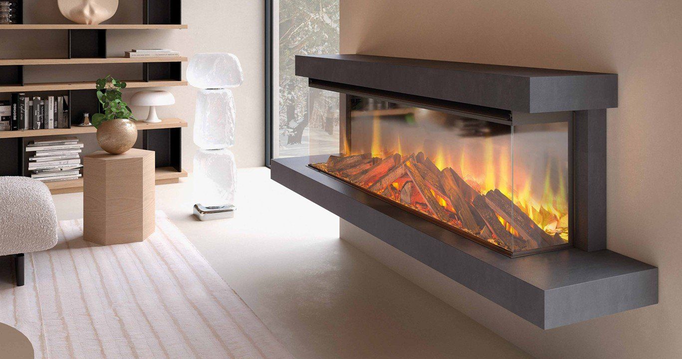 Camini: Cheminée électrique murale design, ambiance chaleureuse! – Nuovo e nell'imballaggio originale da Martigny venduto da ShowroomXL 5