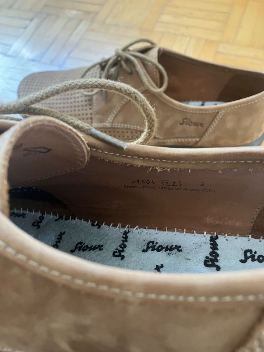 Scarpe da uomo: Sioux Schnürschuh aus Veloursleder – Nuovo (secondo la descrizione) da St. Gallen venduto da ti_7knv 7