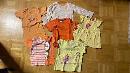 Kleiderpaket gelb/orange Gr. 86 (301)