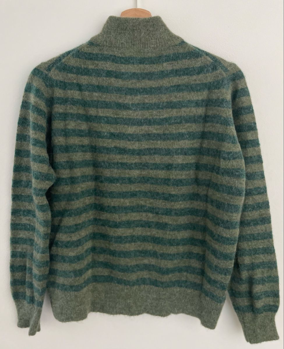 Maglioni & Felpe: grüner gestreifter Pullover – Nuovo (secondo la descrizione) da Hirzel venduto da jan_vqt5 1