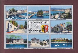 Souvenir de GENEVE - 8 images - 1935