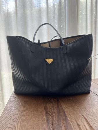 Maison Mollerus Shopper space blau/gold
