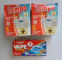 2 Insektenstecker Lampo und 29 Vape Plättchen