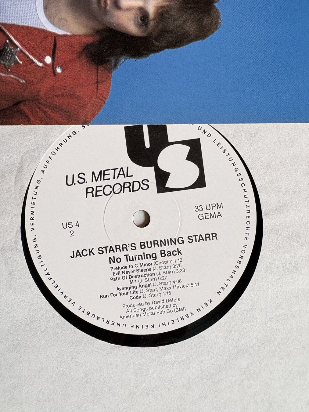 Vinyles: Jack Starr's Burning Starr - No Turning Back Vinyl LP – D'occasion à Effretikon par ChrisLamberger 2
