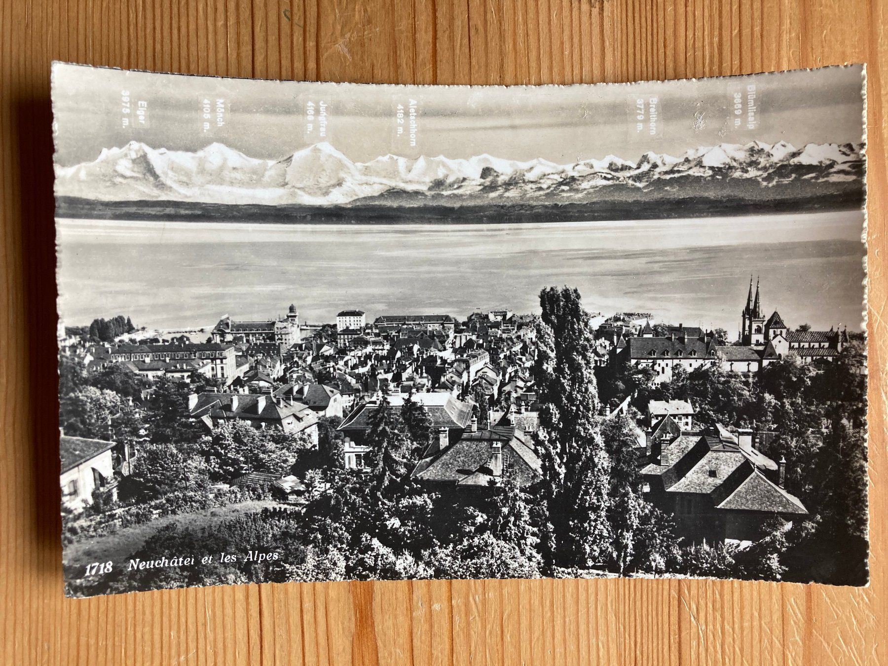 Cartoline postali: Neuchâtel und die Alpen - AK alt – Nuovo (secondo la descrizione) da Oberuzwil venduto da Henri09